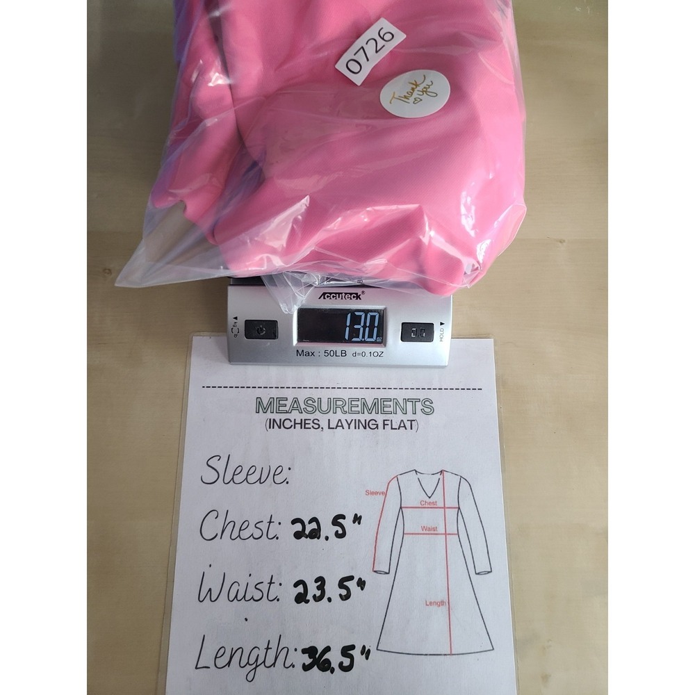 Tuckernuck XXL Hot Pink Blythe Ruffle Neck Bow Mini Dress Barbie Coquette - Picture 7 of 15